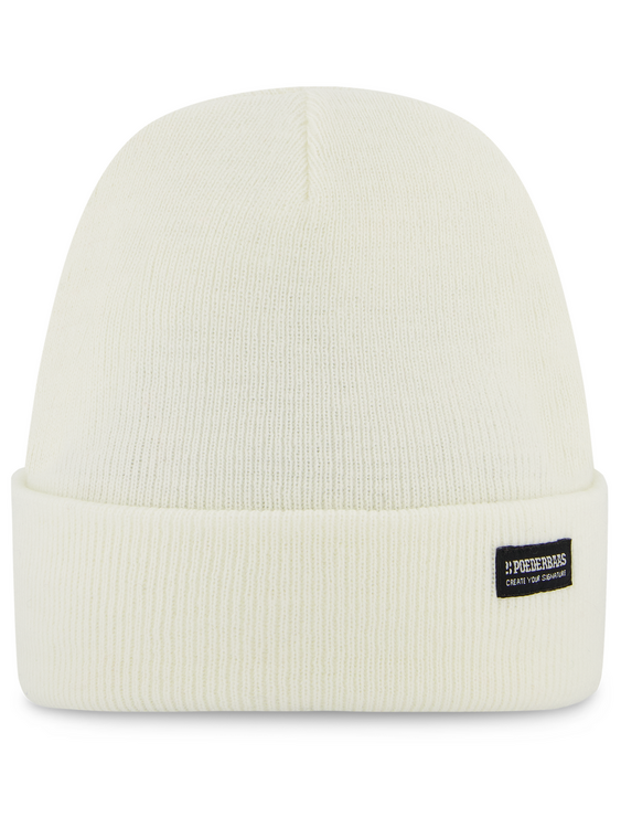 Poederbaas Park Beanie/Muts - Wit