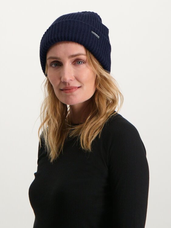 Poederbaas Royal Rib Beanie/Muts - Navy