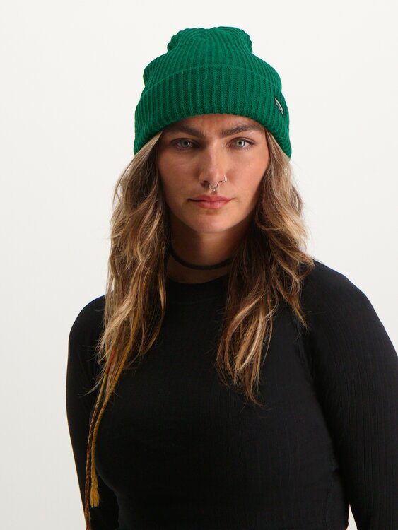 Poederbaas Royal Rib Beanie/Muts - Groen