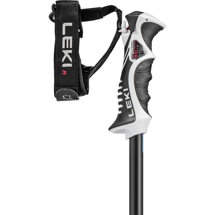 Leki Bold Lite S skistokken - Dark/Anthracite/Black/Brightblue