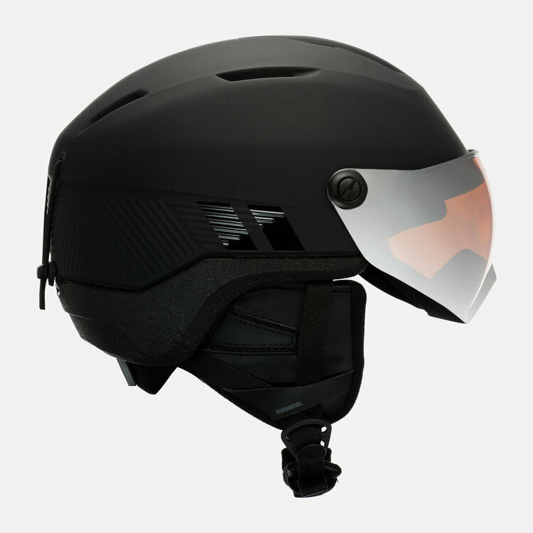 Skihelm Rossignol Fit Visor Impact - Zwart