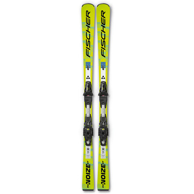 Fischer RC4 NOIZE ST YELLOW SUPERFLEX ski's incl.binding