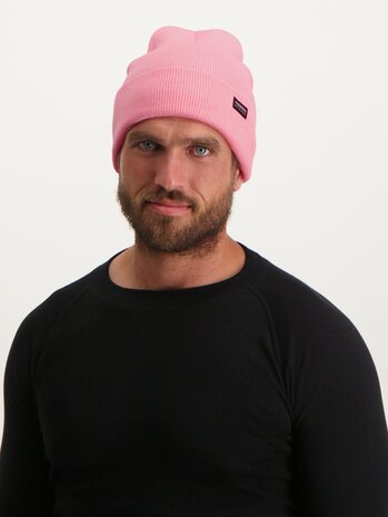 Poederbaas Park Beanie/Muts - Babyroze