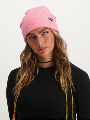 Poederbaas Park Beanie/Muts - Babyroze