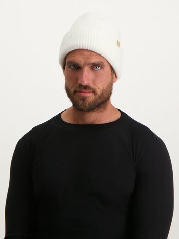 Poederbaas Arctic Beanie/Muts - Wit