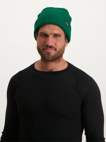 Poederbaas Royal Rib Beanie/Muts - Groen