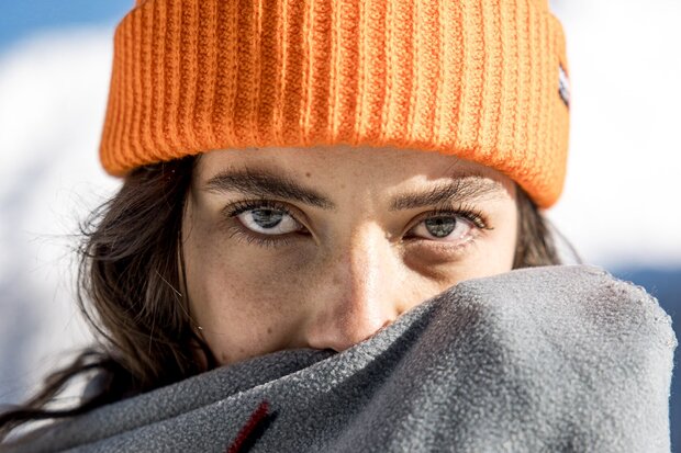 Poederbaas Royal Rib Beanie/Muts - Oranje