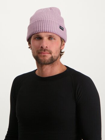 Poederbaas Royal Rib Beanie/Muts - Paars