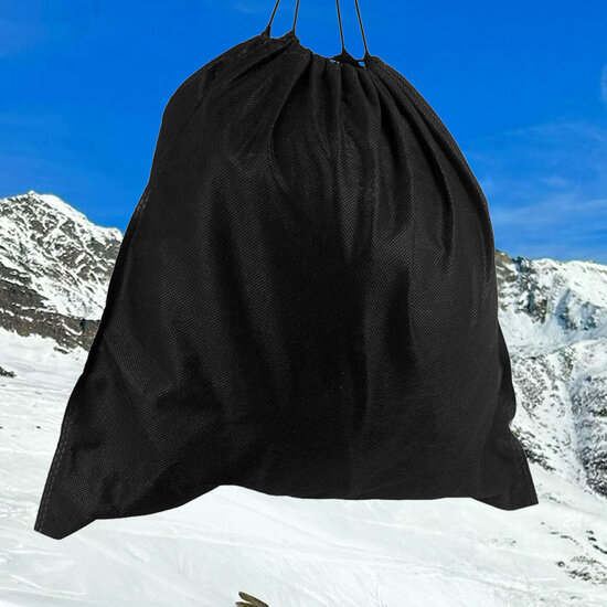 Skihelm Vizorz zwart - Incl hoes, vizier oranje en vizier grijs/goud - Maat L