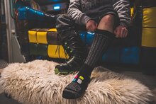 Poederbaas Skisokken - Zwart - 2 Pack