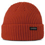 Poederbaas Royal Rib Beanie/Muts - Mandarin Red