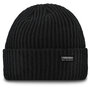 Poederbaas Royal Rib Beanie/Muts - Zwart