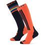 Poederbaas Skisokken Striped - Orange Multi - 2 Pack