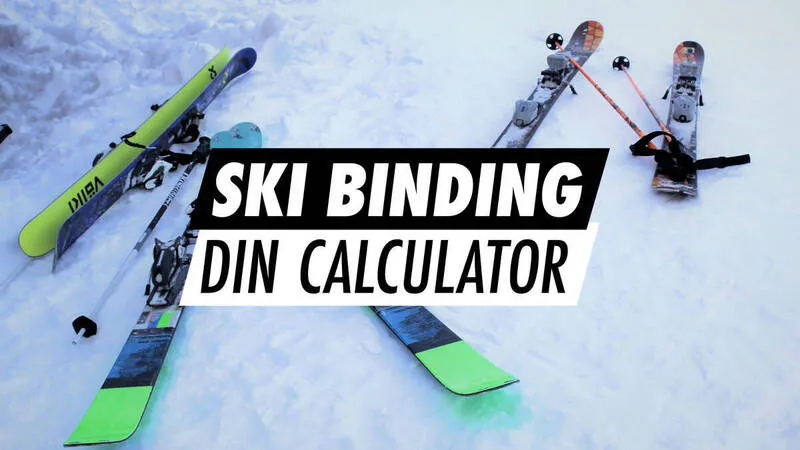 DIN-calculator voor skibindingen