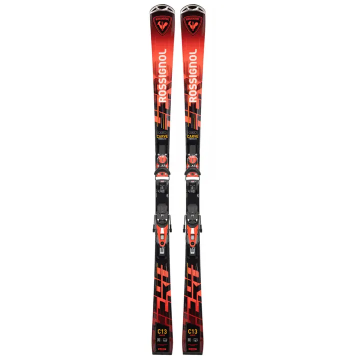 Rossignol Hero Carve Black Konnect ski's incl.binding
